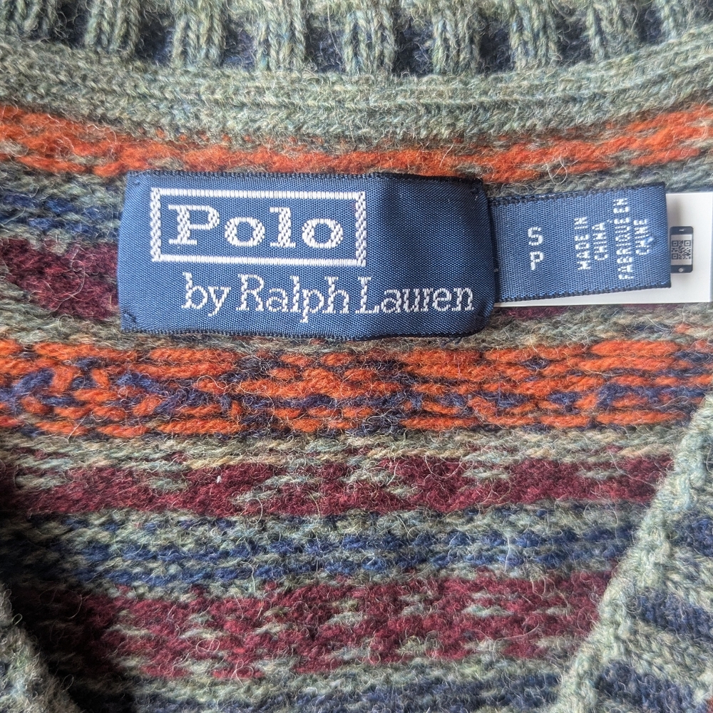 Polo by Ralph Lauren 100% Sweater With Pockets - Picture 6 of 6